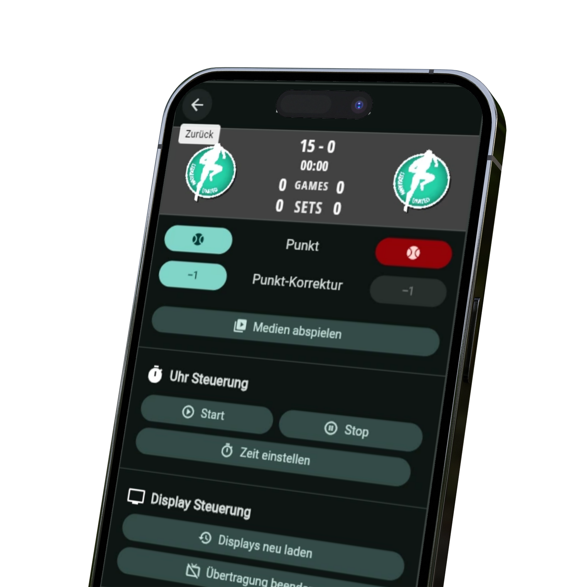 isolated close up phone 15 pro screen device mockup with transparent background cellphone